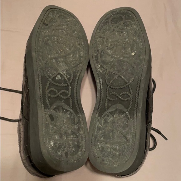 F-TROUPE CREEPER OXFORD PONY HAIR & REPTILE SHOES - Picture 8 of 8